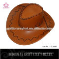 mens cartoon palm leaf cowboy hat